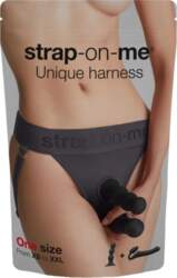 Strap-on-me Unique Harness Grey - Adjustable