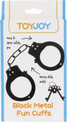 TOYJOY Metal Handcuffs Adjustable Silver Secure