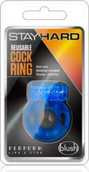 Blush Stay Hard Reusable Ring Blue