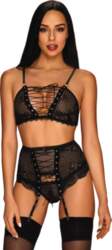 Obsessive Basitta 3-Piece Mesh & Lace