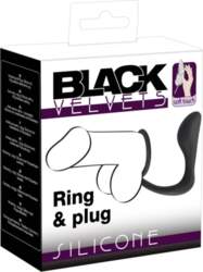 Black Velvets Duo System Silicone Ring