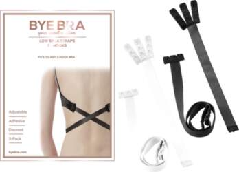 Bye Bra Flexible 3-Hook Low Back