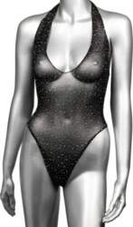 CALEXOTICS Radiance Deep V Bodysuit Plus