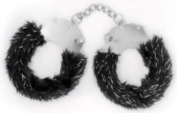 Crushious Spangle Adjustable Metal Handcuffs with