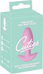 Cuties Rose Vibrating Plug - Compact