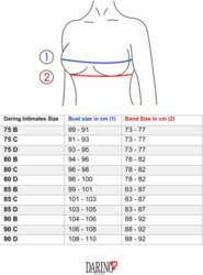 Daring Intimates Unlined Bra with Faux