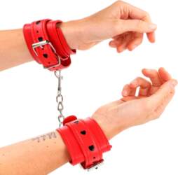 KINK Red Wrist Restraints Adjustable with