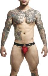 MOB - DNGEON RED JOCKSTRAP WITH