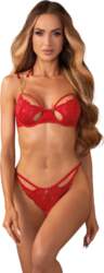 Obsessive Matildea Intimate Set Red with