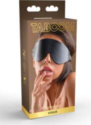 TABOOM Blindfold Vegan PU Leather Adjustable