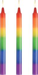 XR Brands Pride Candles Rainbow Drip