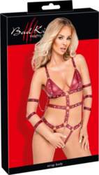 Bad Kitty Strap Body Red L