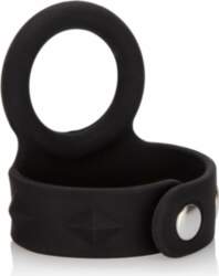 CALEXOTICS 3-Snap Scrotum Ring Large Silicone