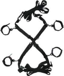CalExotics Scandal Adjustable Cross Bed Restraint
