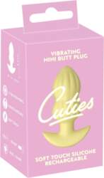 Cuties Vibrating Plug Yellow - Compact
