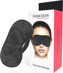 Darkness Basic Black Eye Mask Satin