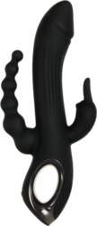 Evolved Trifecta Multi-Motor Silicone Vibrator Black