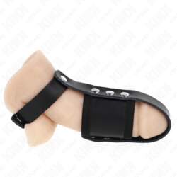 KINK Leather Intimate Cage Ring with