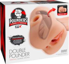 PDX Plus Double Pounder Vibrating Intimate