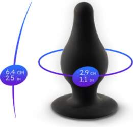 Silex-D Plug Model 2 Xsmall Black