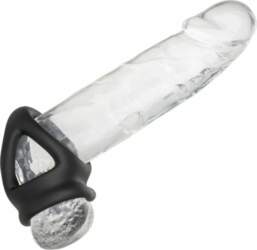 CalExotics Alpha Dual Cage Ring Black