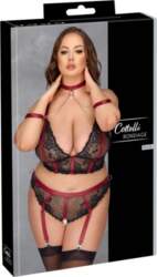 Cottelli Bondage Plus Lace Longline Bra