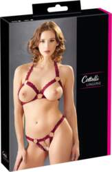 Cottelli Collection Bra Set S/M Red