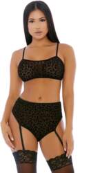 Forplay Allure Lustful Leopard Mesh Cami