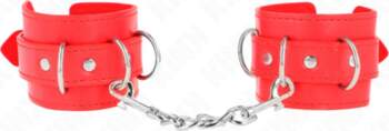 KINK Adjustable Red Wrist Restraints with