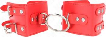 KINK Fixed Wrist Restraints Adjustable Red