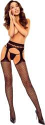 PASSION S032 Black Open Tights One