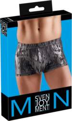 Svenjoyment Metallic Silver Patterned Men`s Pants