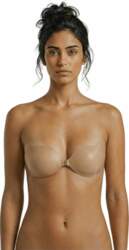 Bye Bra Plunge Support Bra Beige