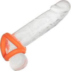 CalExotics Alpha Tri-Ring Intimate System Orange