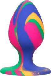CalExotics Cheeky Medium Tie-Dye Plug Silicone