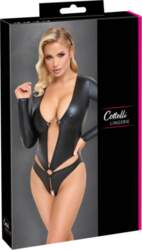 Cottelli LINGERIE Black Matte Long Sleeve