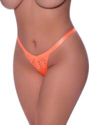 Magic Silk Exposed Mesh Split Thong