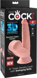Pipedream King Cock 6" Triple Density