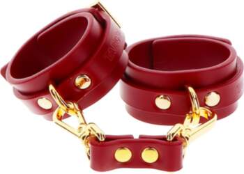 TABOOM Wrist Cuffs Vegan Leather Adjustable