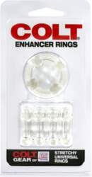 CalExotics COLT Enhancer Rings Clear Flexible