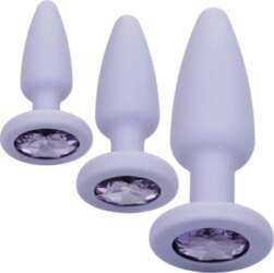 CalExotics Crystal Booty Kit 3-Piece Silicone