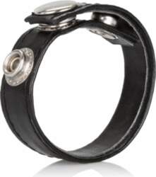 CALEXOTICS Leather 3-Snap Adjustable Support Ring