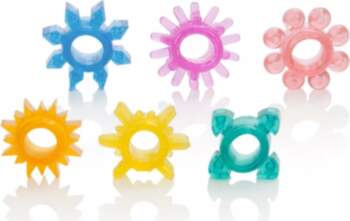 CALEXOTICS Senso 6 Pack Colorful Textured
