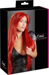 Cottelli Collection Long Straight Red Adjustable