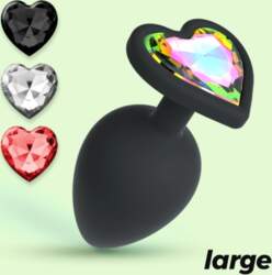 Crushious Cuore Black Intimate Plug Large