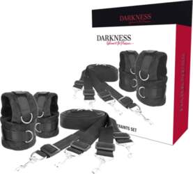 Darkness Versatile Adjustable Bed Restraint Kit