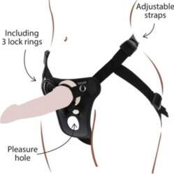 Get Real Pleasure Harness Black -