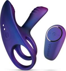 Hueman Vibrating Silicone Ring with Remote