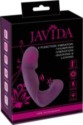 Javida 4 Function Vibrator Silicone Multi-Mode