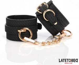 LATETOBED BDSM LINE Weaving patterns ankle